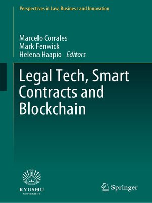 cover image of Legal Tech, Smart Contracts and Blockchain